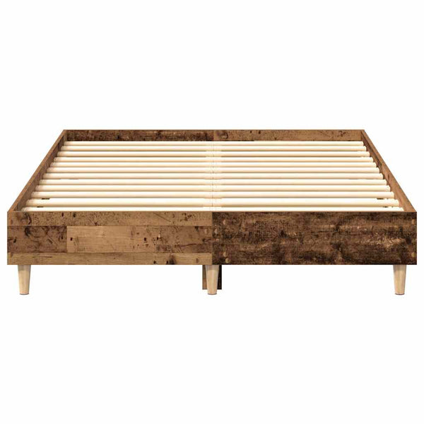 Vanha puu sängynrunko ilman patjaa Margarusa 140x190cm (puinen)