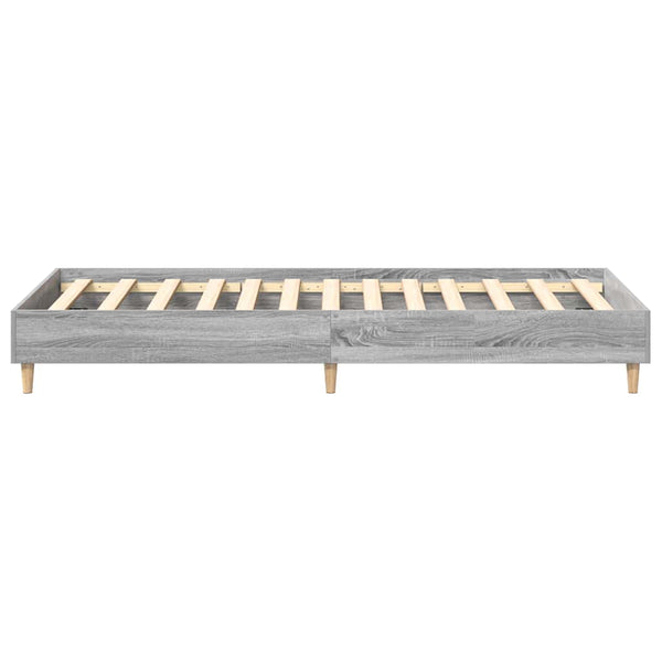 Harmaa sonoma sängynrunko ei patjaa Margarusa 90x190cm (suunniteltu puu)