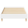 Valkoinen sängynrunko ei patjaa Margarusa 75x190cm (engineered wood)