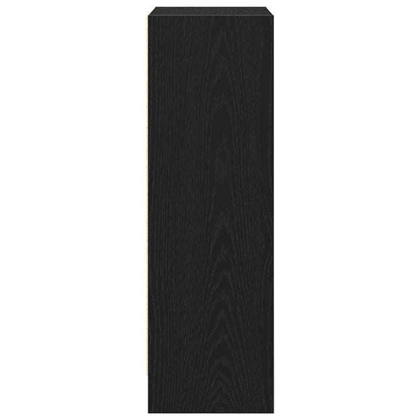 Musta kirjahylly Ciuncan 40x24x76cm (tammi, puinen)