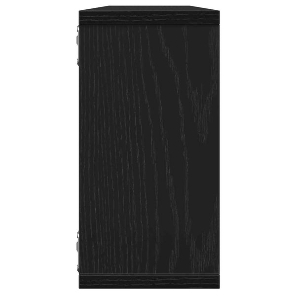 Musta tammi wall cube hyllyt Tinculina 100x15x30cm (4 kpl puinen)