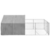 Galvanoitu ulkokoirakennel juoksun kanssa Danner 2x1x1 m (teräs)