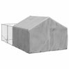 Galvanoitu ulkokoirakennel juoksun kanssa Danner 2x1x1 m (teräs)