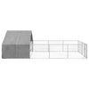 Galvanoitu ulkokoirakennel juoksun kanssa Danner 7x3x1,9 m (teräs)