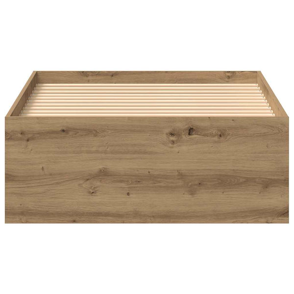 Artisaanitammi sängynrunko ilman patjaa Tisha 75x190cm (puinen)