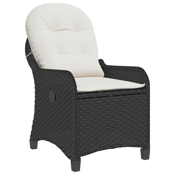 Musta lepotuoli Almyra 56x66x95cm (polyrottinki)