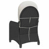 Musta lepotuoli Almyra 56x66x95cm (polyrottinki)