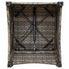 Harmaa lepotuoli Gretel 56x66x95cm (polyrottinki)