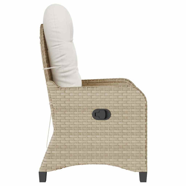 Beige lepotuoli Iarmila 56x66x95cm (polyrottinki)