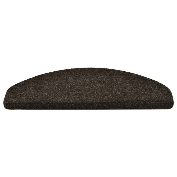 Tummanruskea itsekiinnittyvät porrasmatot Corbett 65x21x4cm (30 kpl)