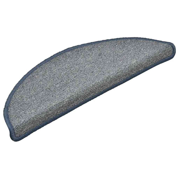 Vaaleanharmaa ja sininen porrasmatot Maurat 56x17x3cm (30 kpl)