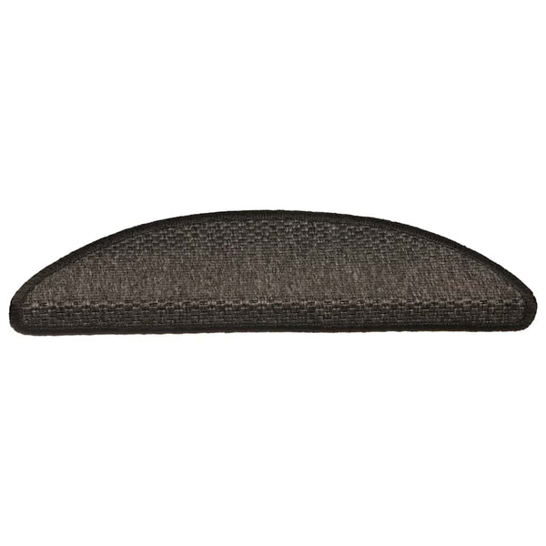 Antrasiitti itsekiinnittyvät porrasmatot Melitica 56x17x3cm (30kpl)