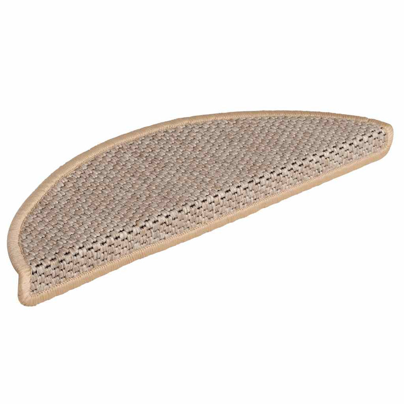 Itsekiinnittyvät porrasmatot Melitica beige 56x17x3cm (30 kpl)