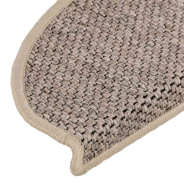 Beige itsekiinnittyvät porrasmatot Melitica 65x21x4cm (30 kpl)