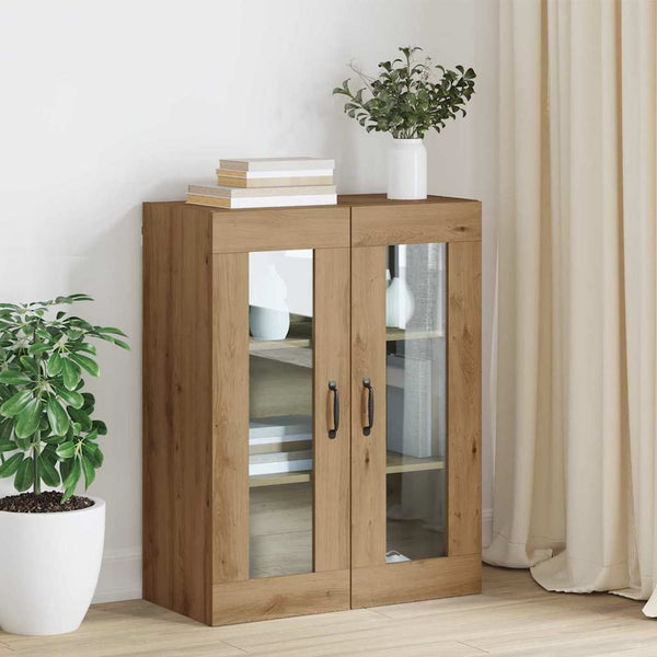 Ruskea rikkaita seinäkaappi Mikaila 69.5x34x90cm (puinen)