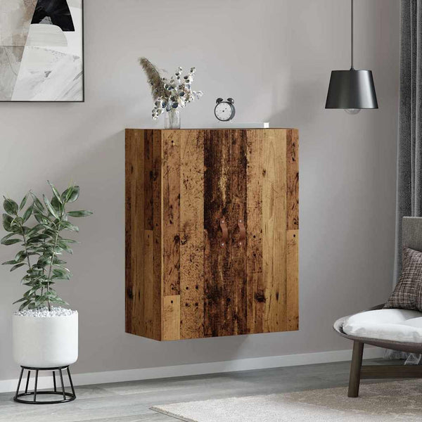 Ruskea seinäkaappi Austina 69.5x34x90cm (puinen)