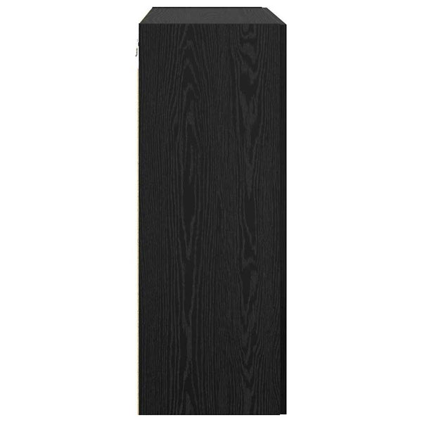 Musta seinäkaappi Mikolt 69.5x34x90cm (puinen)