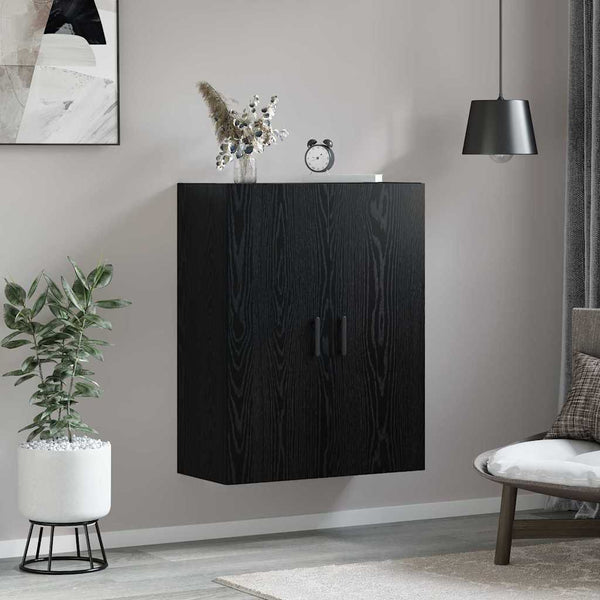 Musta tammi seinäkaappi Nervin 69.5x34x90cm (puinen)