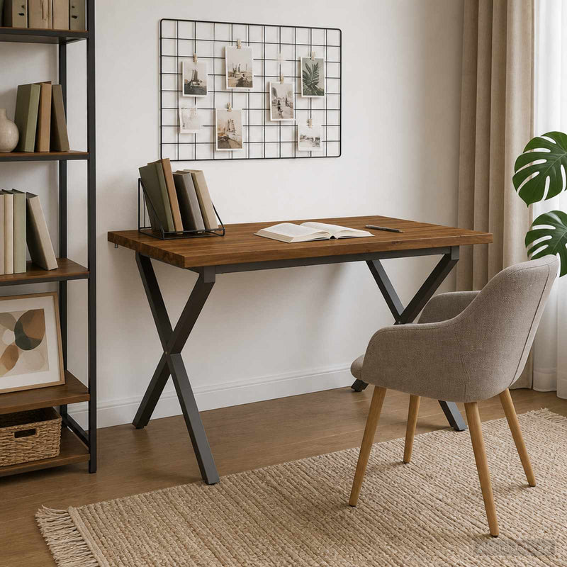 Elävä Reunakynttiläruokapöytä 90 x 55 x 75 cm Tiheä akasiapuu