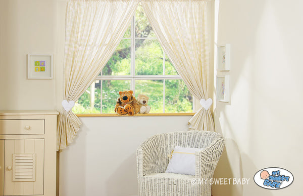 Verhot Lastenhuoneeseen - Teddy Bear With Heart Lilac