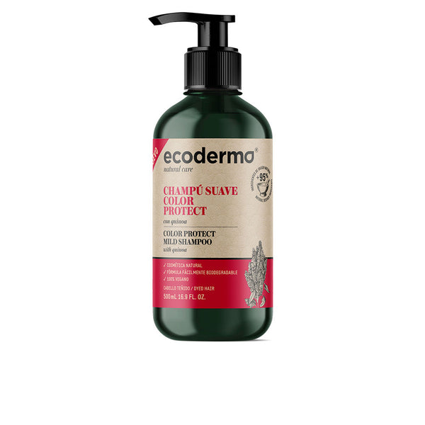 Champú suave värisuoja 500 ml - ECODERMA