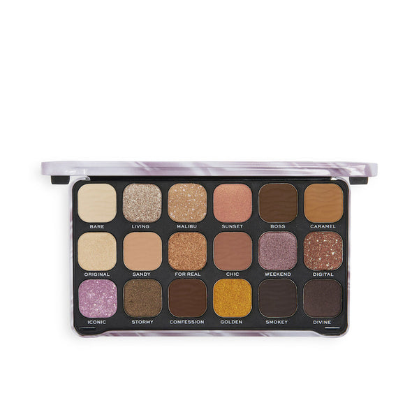 Forever flawless varjostinpaletti #nude silk 18,8 gr - REVOLUTION MAKE UP