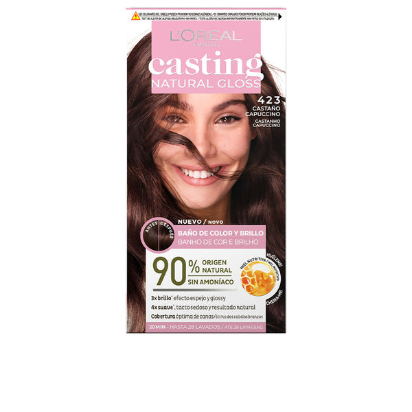 Casting natural gloss #423-castaño cappuccino 180 ml - L'ORÉAL PARIS