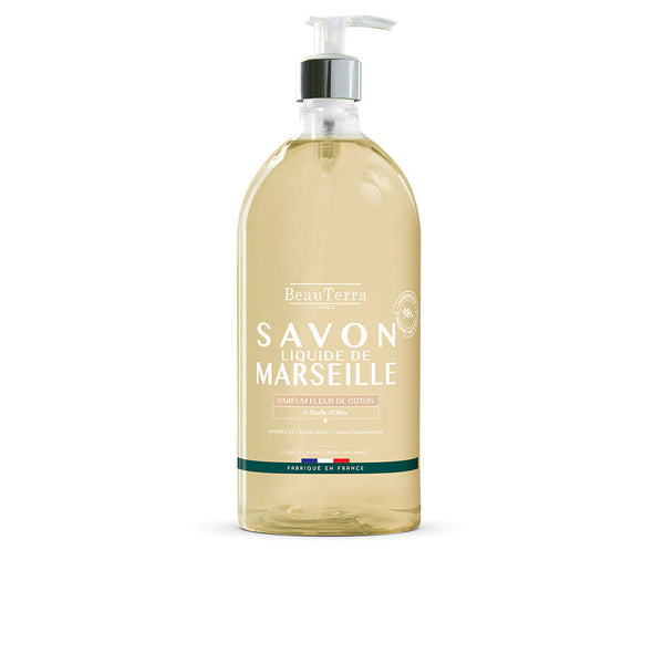 Marseille cotton flower saippua 1000 ml - BEAUTERRA