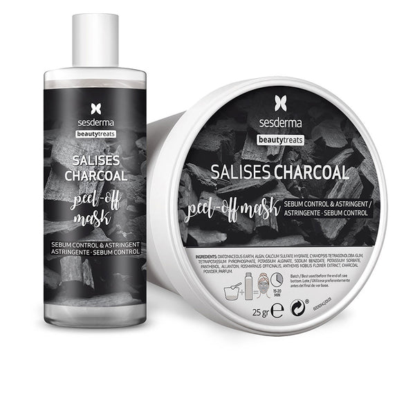 Beauty treats salises charcoal peel off -naamio 25 gr + 75 ml - SESDERMA