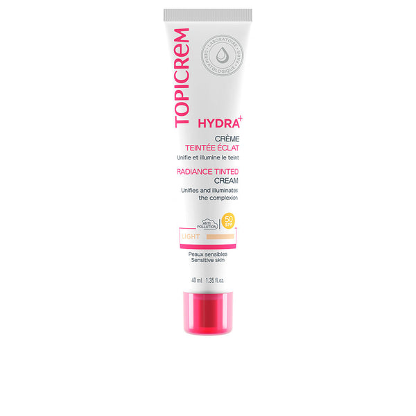 Hydra+ sävytetty voide spf50 #light 40 ml - TOPICREM