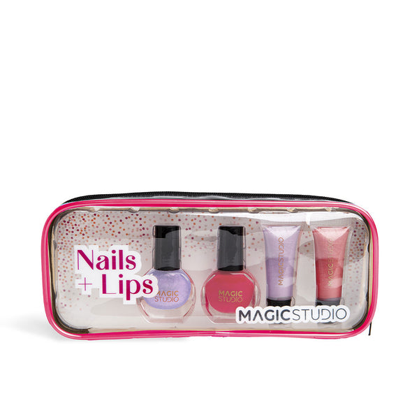 Colorful nails and lips case 5 kpl - MAGIC STUDIO