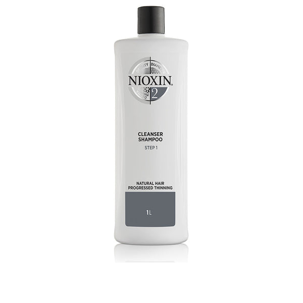 System 2 - shampoo - hienoille, luonnollisille ja erittäin heikentyneille hiuksille - vaihe 1 1000 ml - NIOXIN