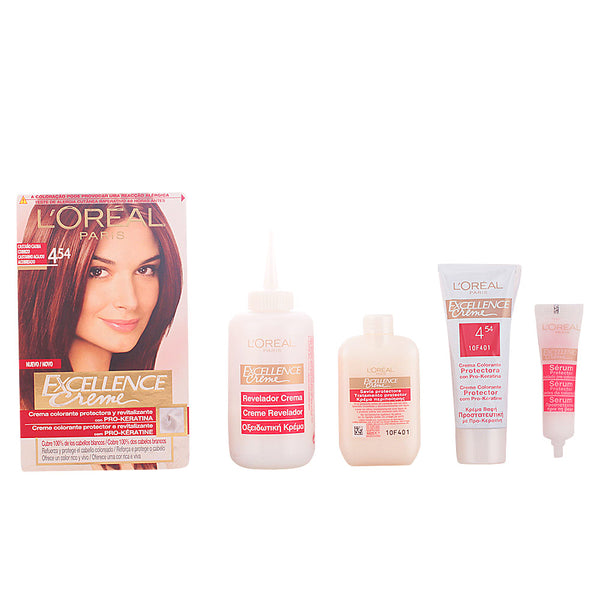 Excellence creme väriaine #4.54-kuparimahonki kastanja 192 ml - L'ORÉAL PARIS