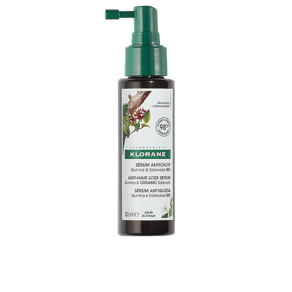 Quinine and edelweiss bio hiustenlähtöseerumi 100 ml - KLORANE