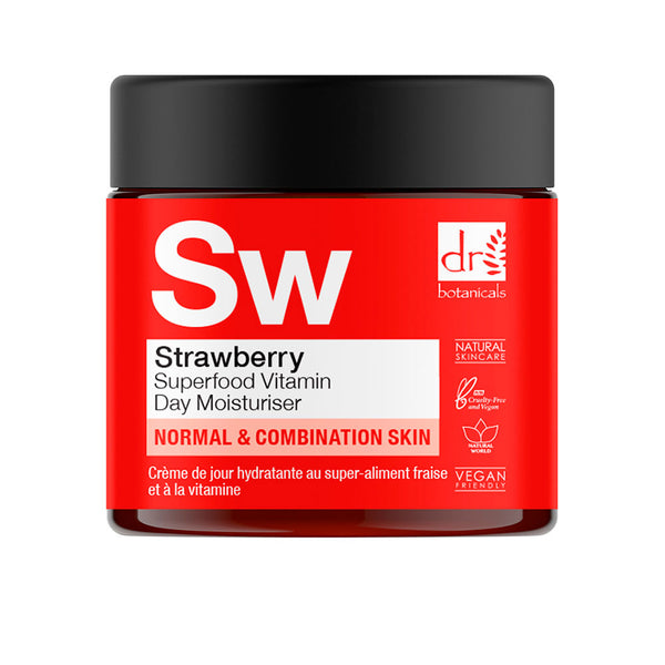 Strawberry superfood vitamiinipäivävoide 60 ml - DR. BOTANICALS