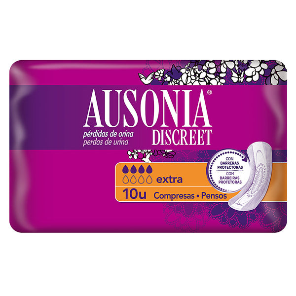 Discreet inkontinenssisuojat extra 10 kpl - AUSONIA