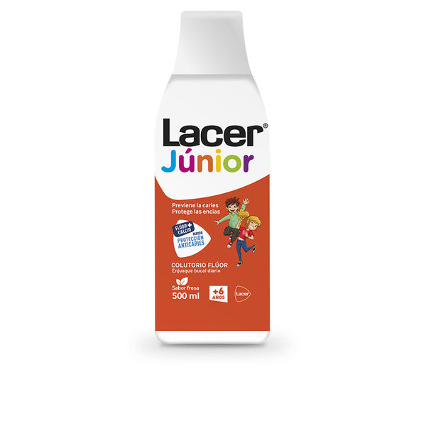 Fluor päivittäinen suuvesi mansikka 0.05% 500 ml - LACER