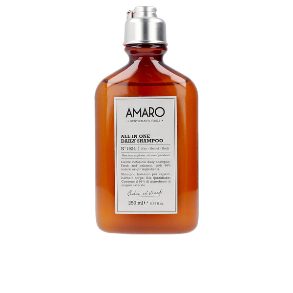 Amaro all in one daily shampoo nº1924 hiukset/parta/vartalo 250 ml - FARMAVITA