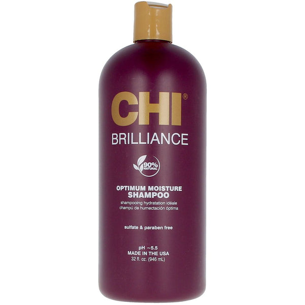 Chi deep brilliance olive & monoi optimaalinen kosteutus shampoo 946 ml - FAROUK