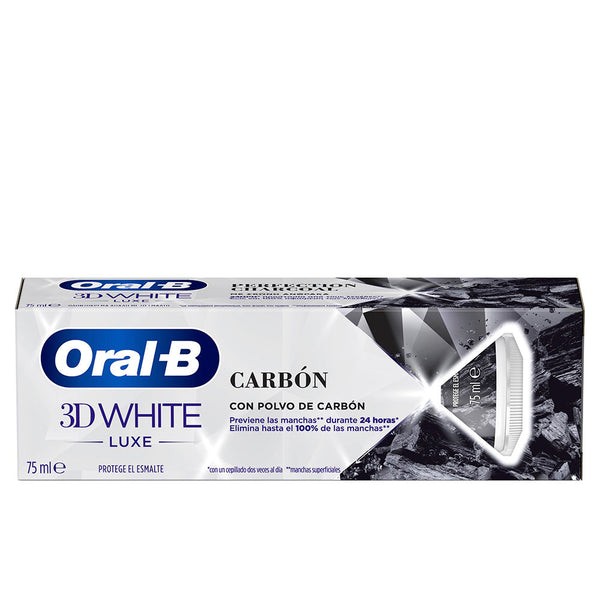 3d white luxe hiilihammastahna 75 ml - ORAL-B