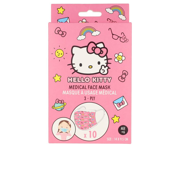 Hello kitty lasten kirurginen kasvomaski 10 kpl - TAKE CARE