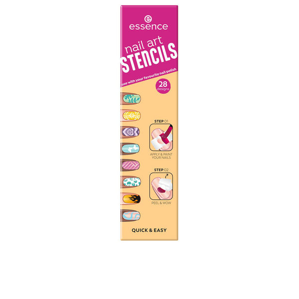 Stencils sabluunat kynsien suunnitteluun 1 kpl - ESSENCE