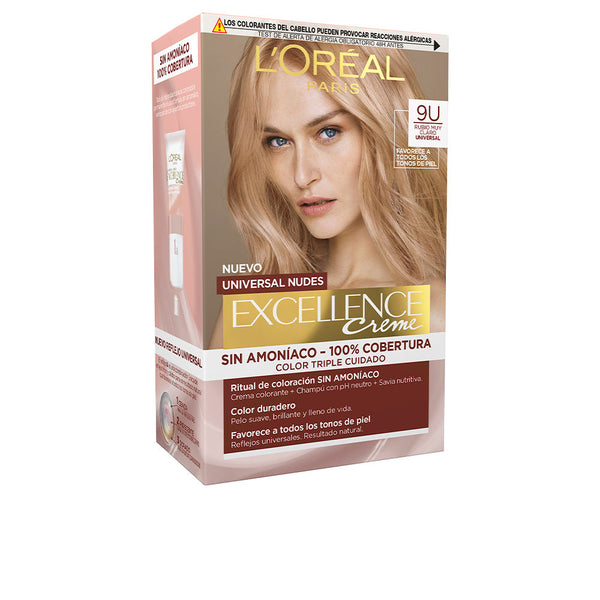 Excellence nudes väri #9u-erittäin vaalea blondi 5 u - L'ORÉAL PARIS