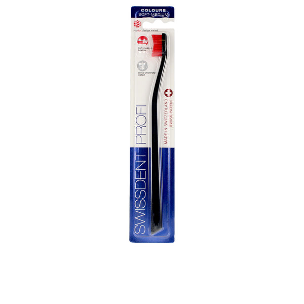 Colours classic hammasharja #black&red 1 kpl - SWISSDENT