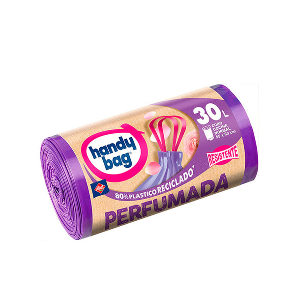 Handy bag perfumada roskapussi, kestävä, 30 litraa, 15 kpl - ALBAL