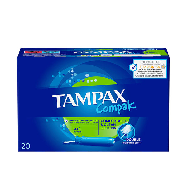 Tampax compak tamponi super 20 kpl - TAMPAX