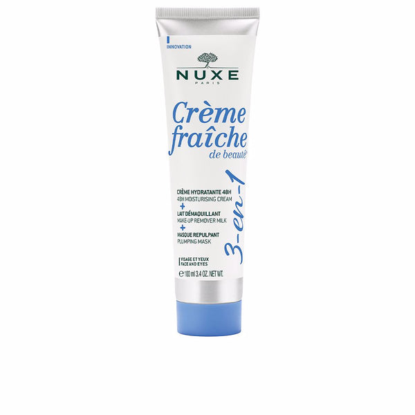 Crème fraîche 3en1 kosteuttaa + puhdistaa + naamio 100 ml - NUXE