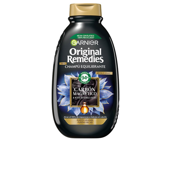 Original remedies magneettinen hiilishampoo 300 ml - GARNIER