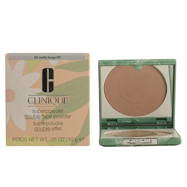 Superpowder double face powder #02-matte beige - CLINIQUE