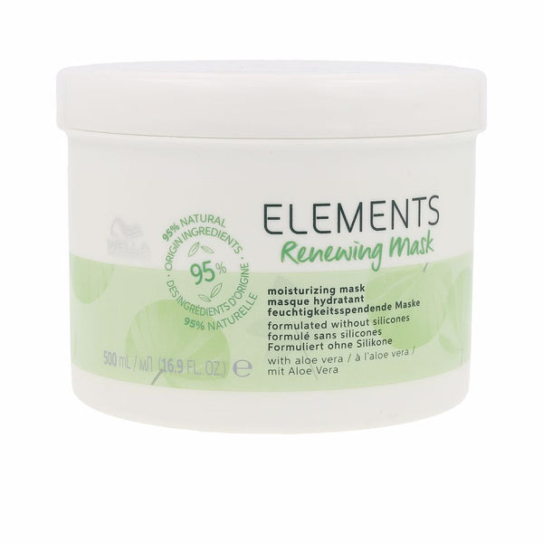 Elements uudistava kosteuttava naamio ilman silikoneja kaikille hiustyypeille 500 ml - WELLA PROFESSIONALS